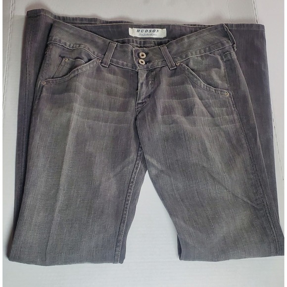 Hudson Jeans Denim - Hudson Fine Tailored Jeans Gray Wash Women's Size 29 Low Rise Denim